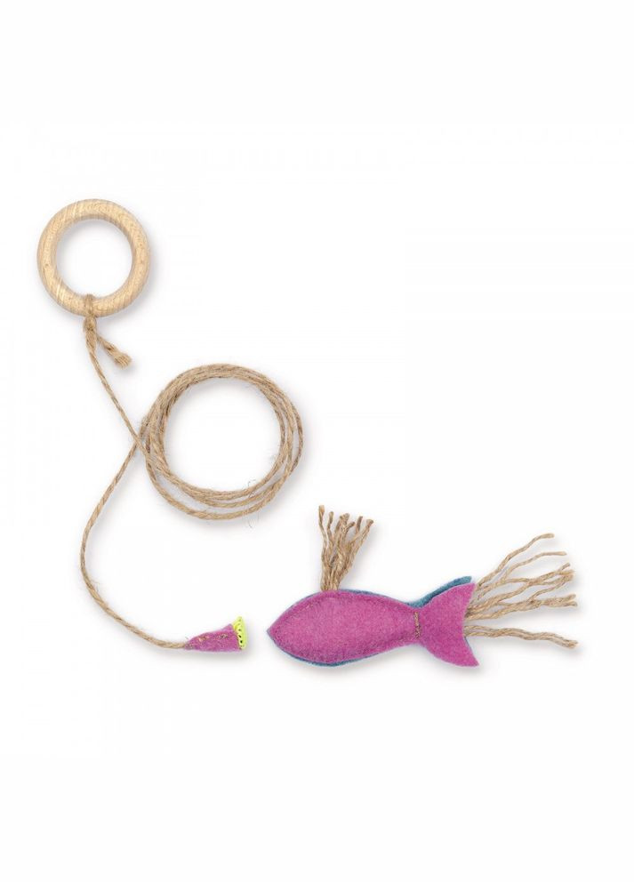 Іграшка для кішок Рибка на магніті, 9х15 см Природа (292260003)