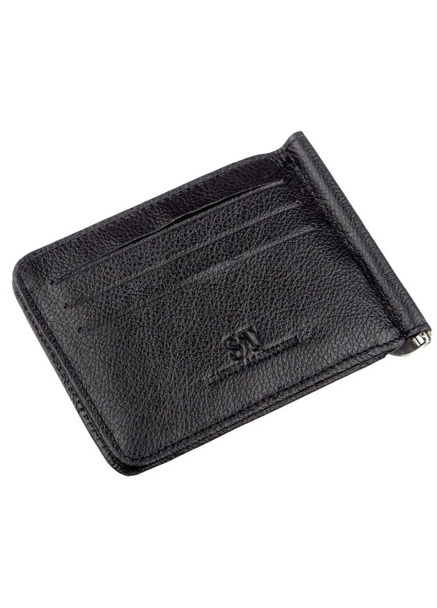 Кожаный мужской зажим на магните 18937 st leather (394613116)