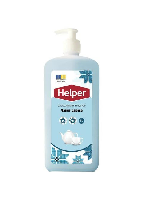 Засіб для ручного миття посуду (4820183972194) Helper Чайне дерево 1 л (349822768)