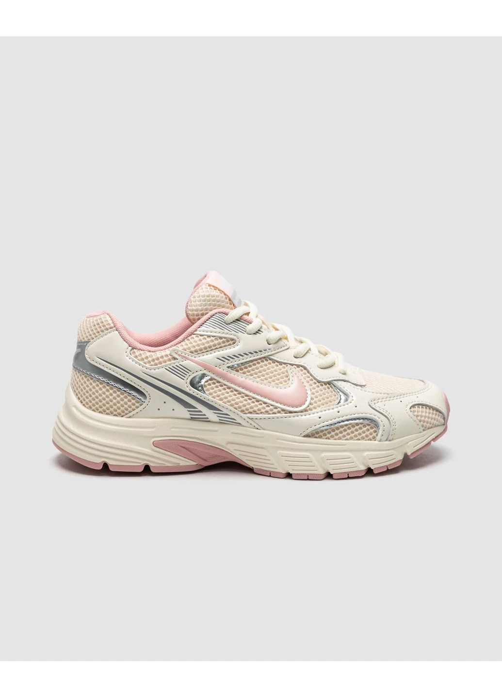 Белые летние кроссовки nike air zoom vomero 20 white/pink найк аир зум No Brand