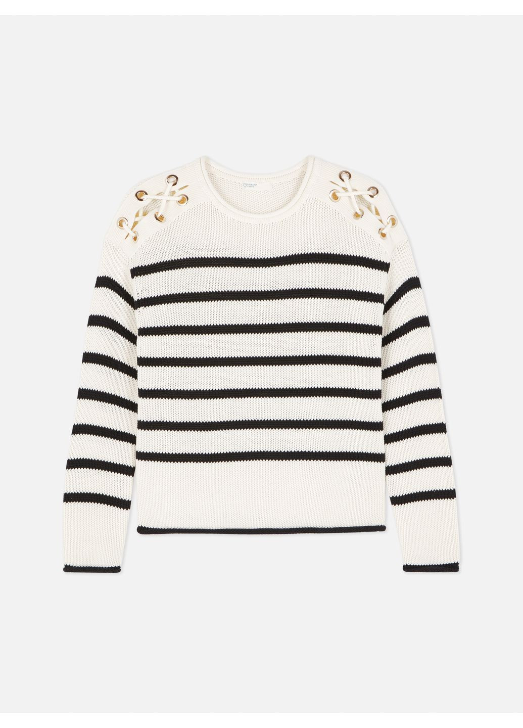 Светло-бежевый джемпер демисезон,светло-бежевый в полоску, Primark