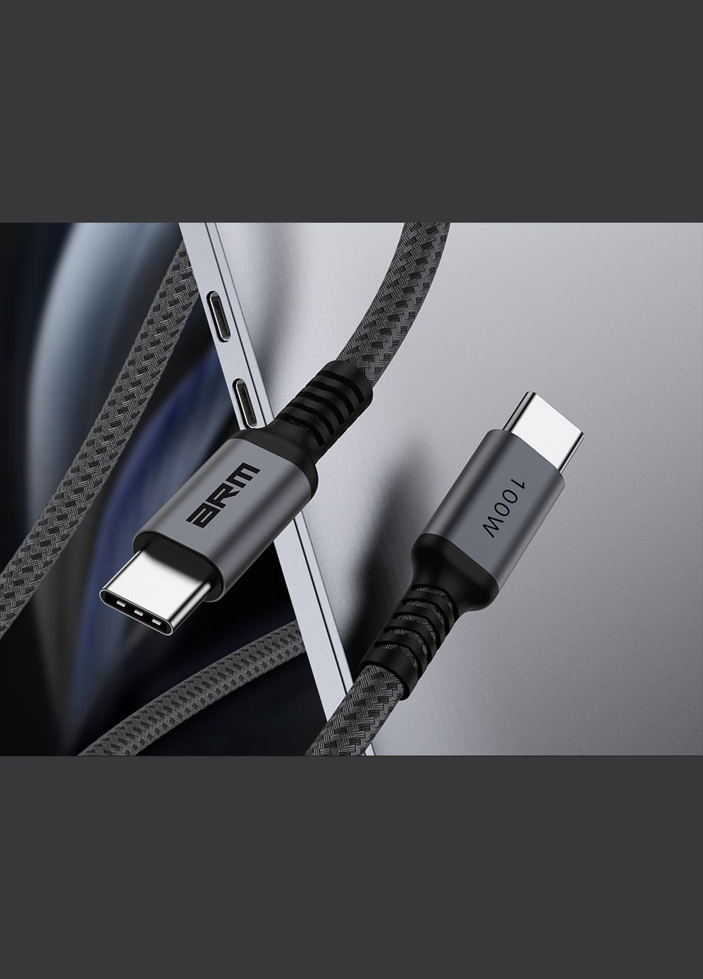 Кабель PD 100W Aluminum Alloy 1m BlackGray (ARM69370) ArmorStandart (269108304)