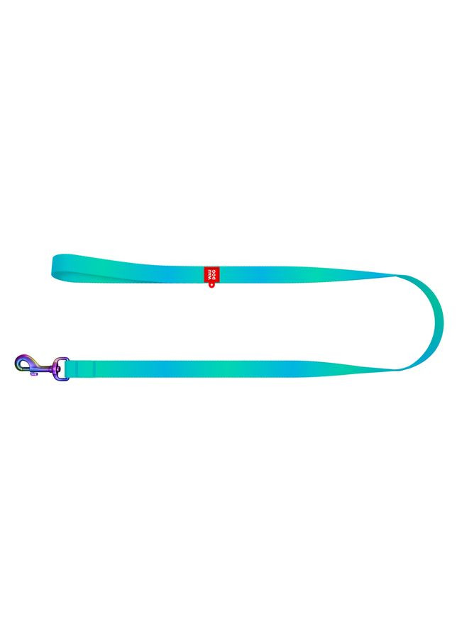 Поводок для собак WAUDOG из переработанного нейлона голубой 15мм 122см для маленьких собак веревки для выгула ProDobro (373221561)