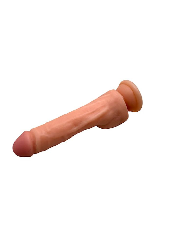 Великий супер реалістичний фалоімітатор ділдо на присосці Фалос із кібершкіри реалістик 230*42 мм No Brand (330822975)