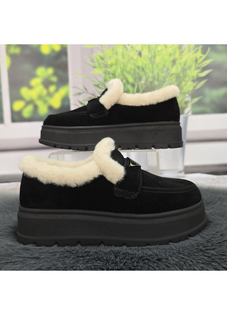 Зимние ботинки женские ITTS из натуральной замши