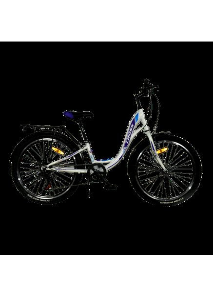 Велосипед Betty 24 "11" Белый-Фиолетовый Cross (370786727)