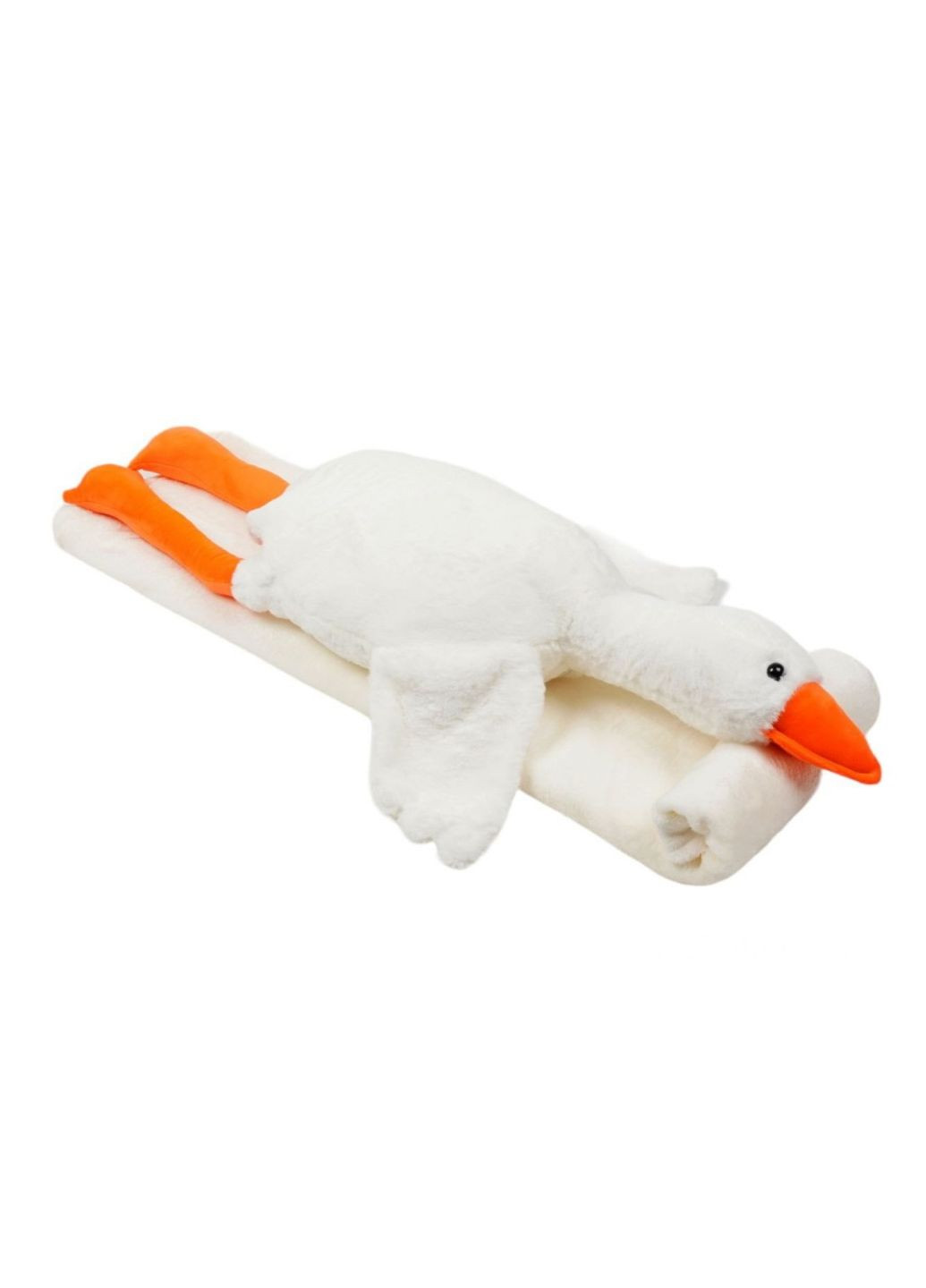 Плед подушка іграшка гусак обнімусь 3в1 90см Білий More Гусь Обнимусь (315347823)