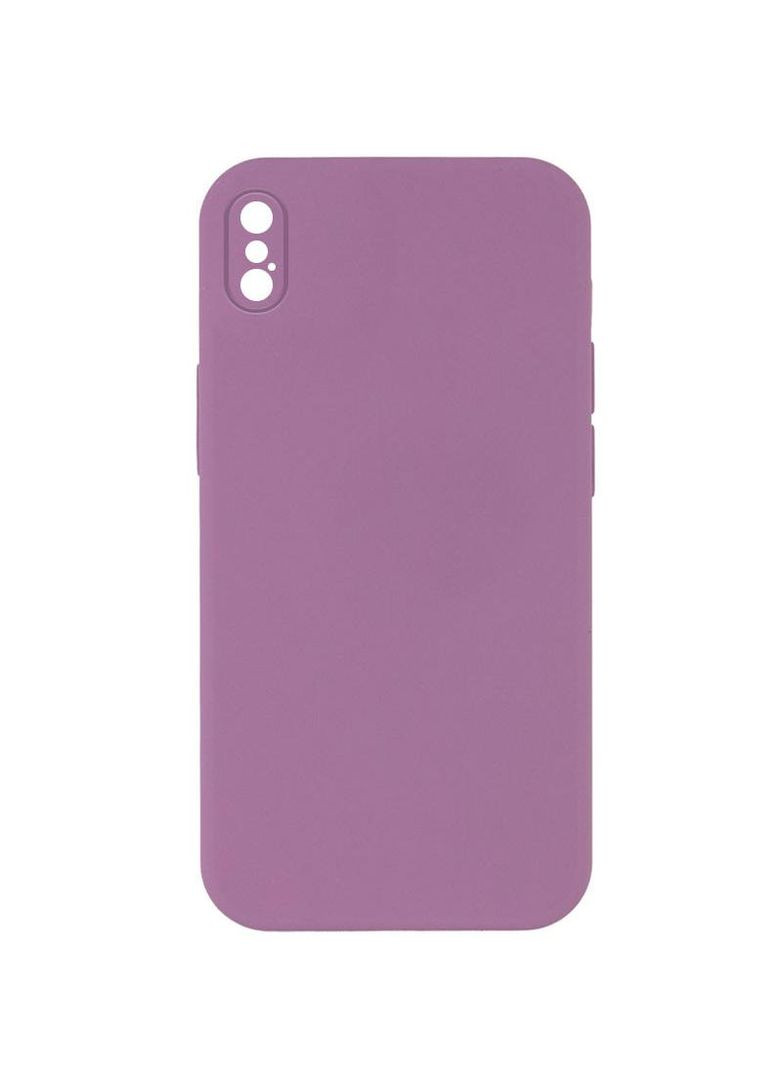 Чехол Silicone Case Square L с защитой камеры для Apple iPhone X (5.8") Epik (322617124)