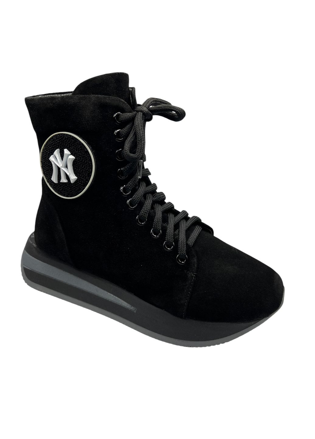 Черевики жіночі, демісезонні, верх натуральний замш, всередині байка Sherlock Soon (311504221)