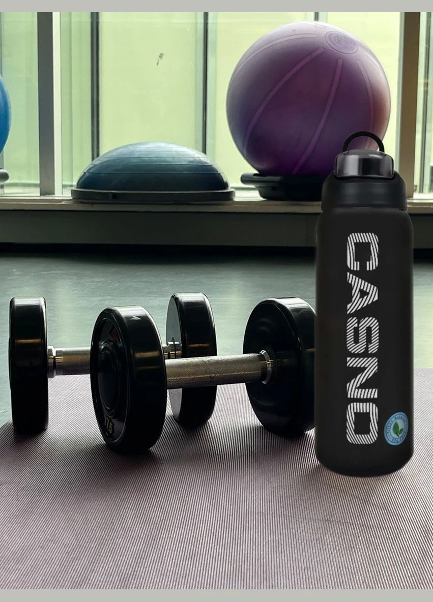 Бутылка для воды CASNO KXN-1246 800 мл черная No Brand (385303848)