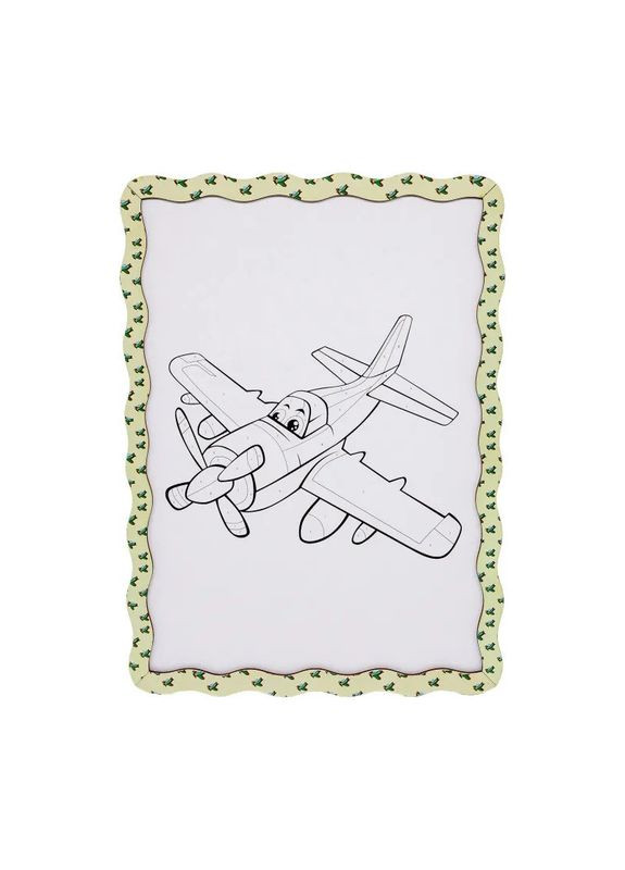 Детский набор для росписи по дереву "Самолетик" Puz-22953 формат А4 PuzzleOK (362184880)