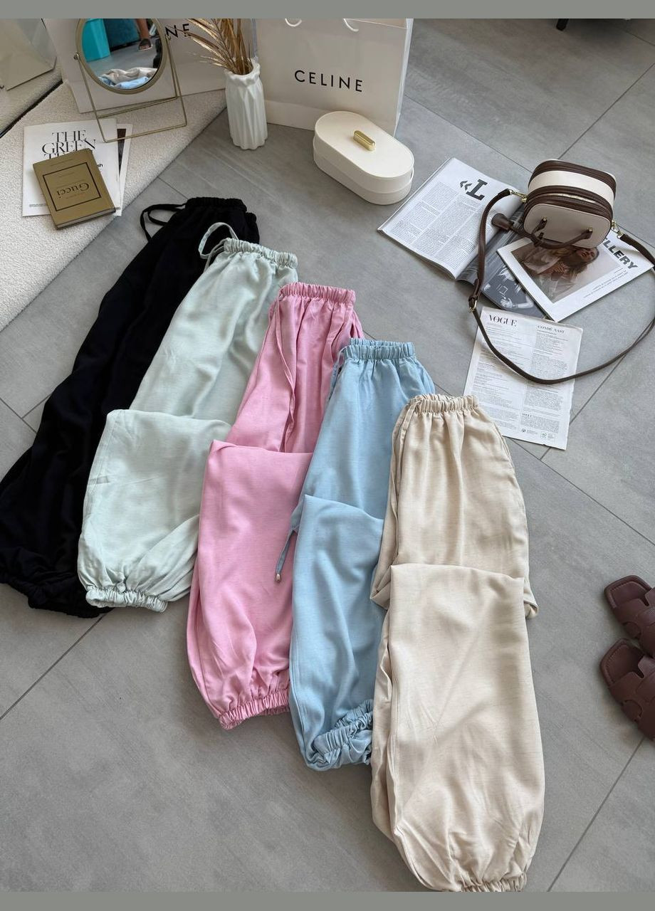 Жіночі лляні штани з манжетами Vakko (343277356)