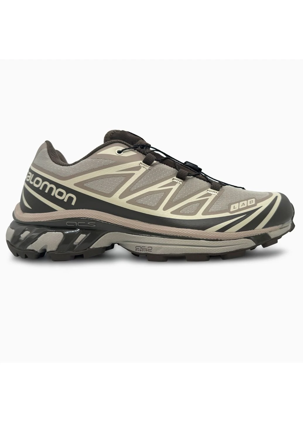 Коричневые демисезонные кроссовки мужские salomon s/lab xt-6 brown саломон хт 6 коричневые No Brand