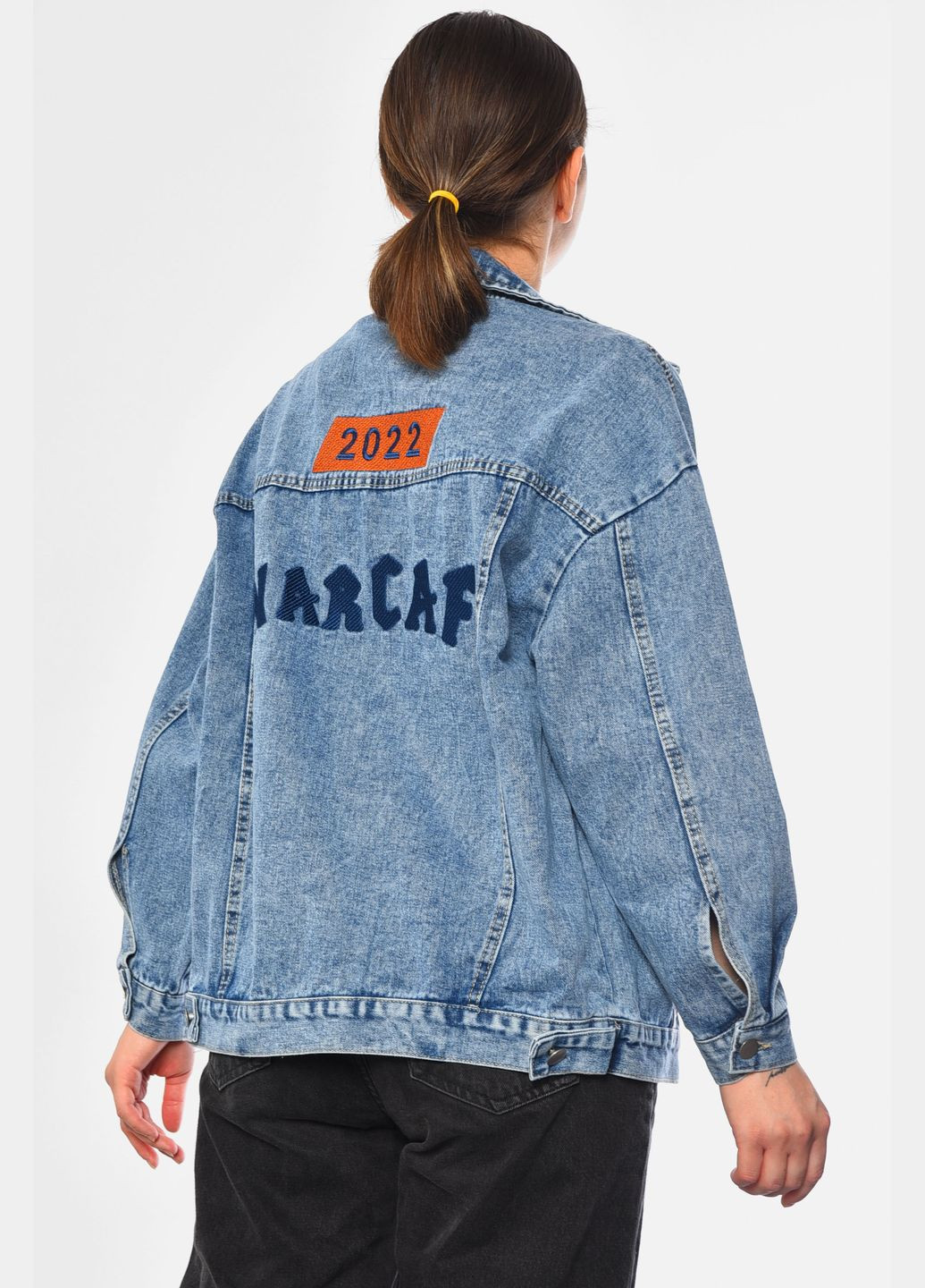 Джинсівка жіноча синього кольору Let's Shop (299704345)