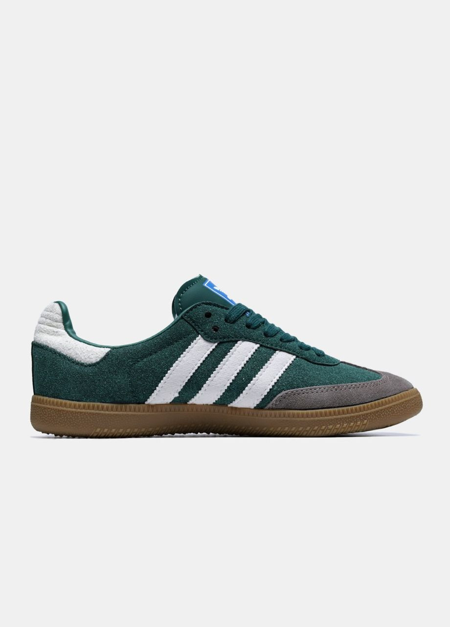 Кросівки Adidas Green Grey No Brand Samba зелені демісезони (325977298)
