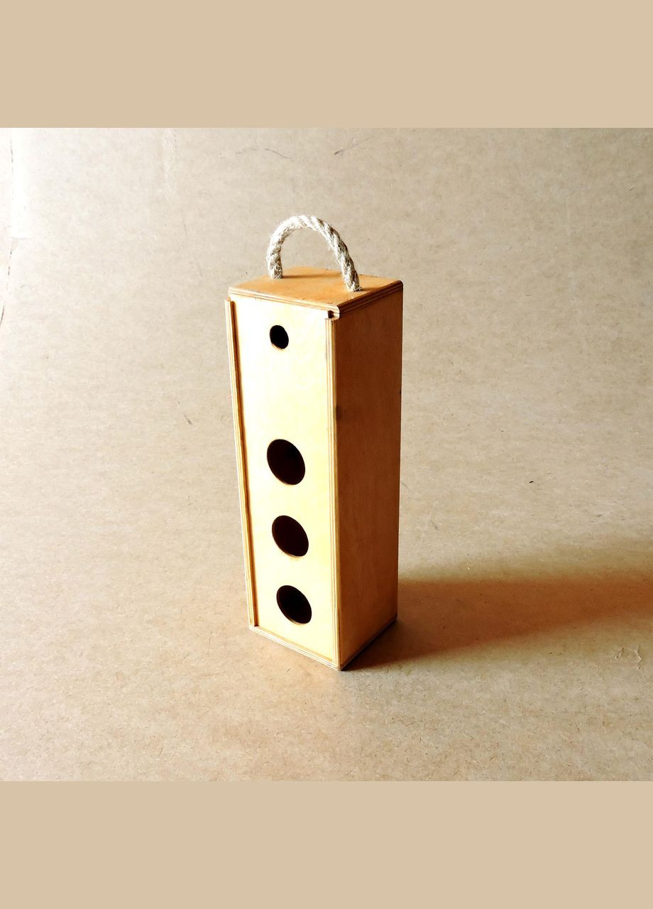 Подарункова коробка з дерева Палермо тип В1 каррі (ПДУ-040702) No Brand (328910495)