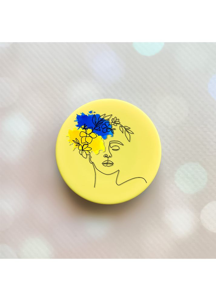 Держатель для смартфона / планшета попсокет Popsocket:: Украинка Арт (принт 3) Creative (360665021)