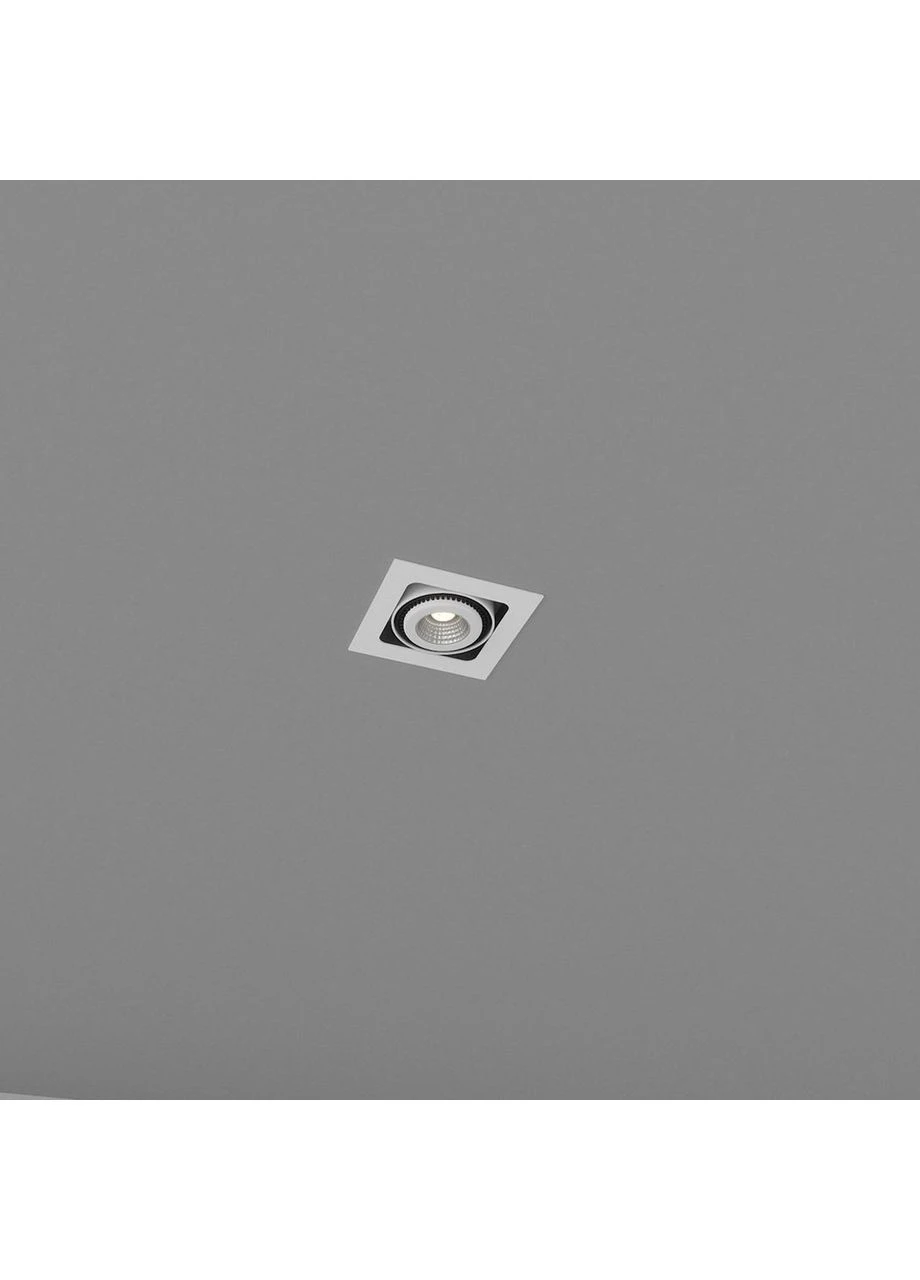 Встраиваемый светильник RGL7115-1 1×12W WH+BK 4000K Skarlat (399431356)