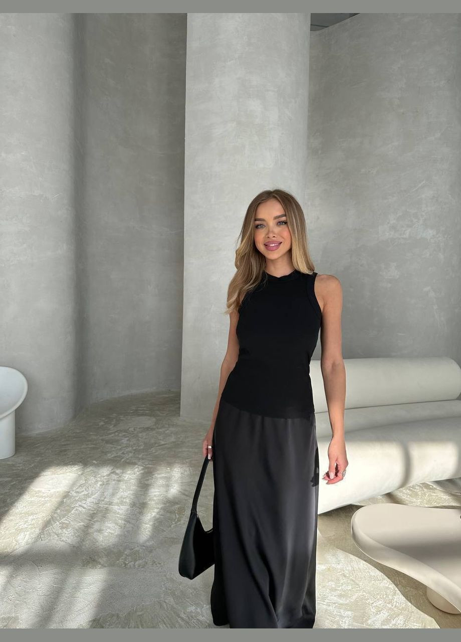 Ідеальна жіноча спідниця з королівського атласу SAVOY BRAND (331154489)