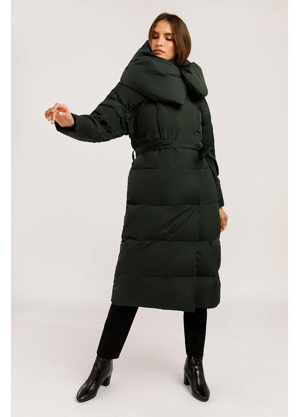 Зеленый зимний Пуховик Finn Flare