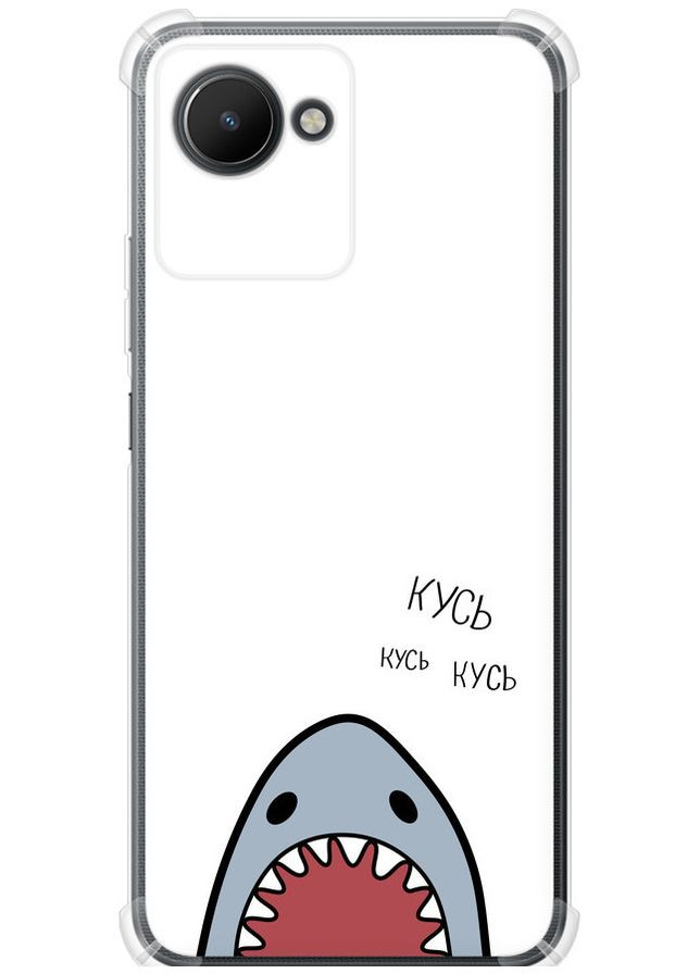 Силикон с усиленными углами чехол 'Акула' для Endorphone Realme C30 (306822535)