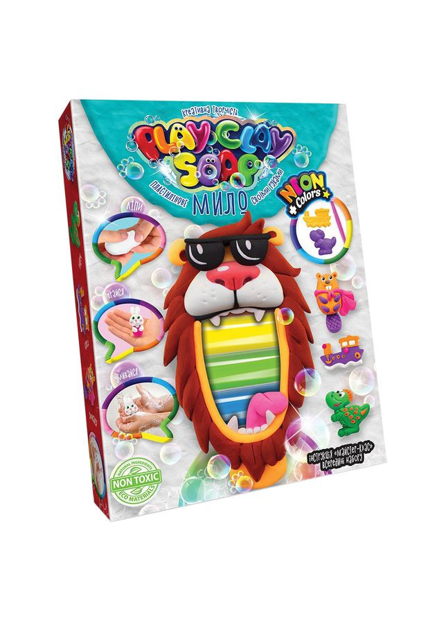 Набор креативного творчества "Пластилиновое мыло" Play Clay Soap PCS-03 средний Лев No Brand (316050018)