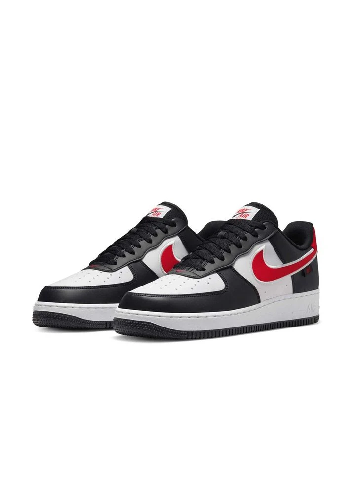 Цветные демисезонные кроссовки air force 1 07 next nature black/white hm0721-002 Nike