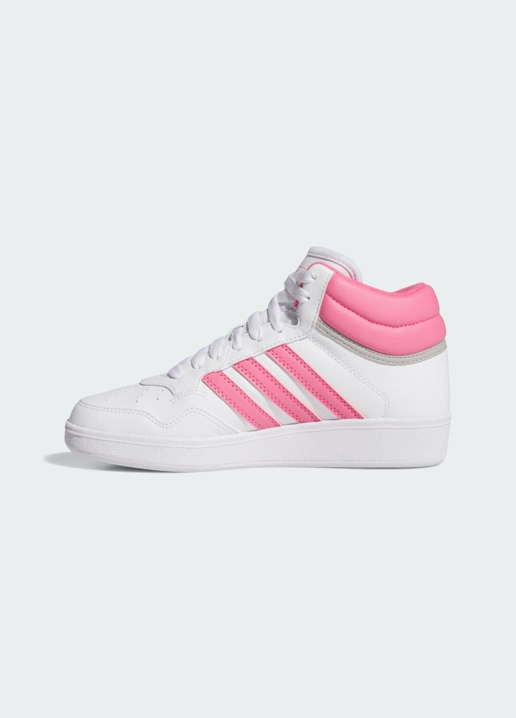 Білі всесезонні кросівки hoops 4.0 mid kids adidas