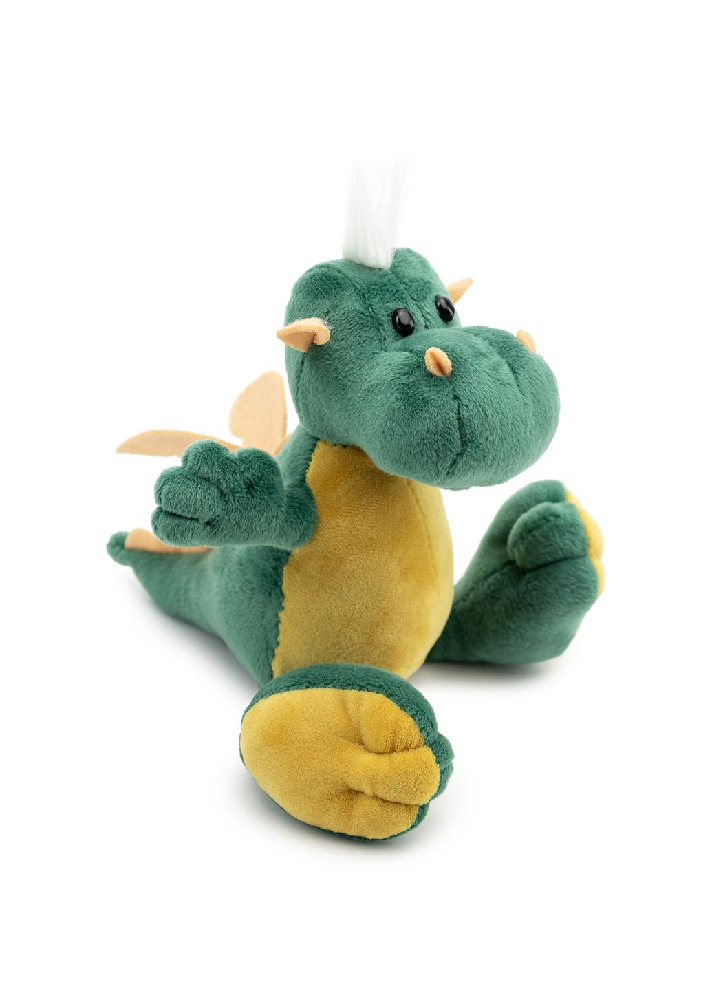 М'яка сувенірна іграшка "Дракончик Вогнепальний" колір зелений ЦБ-00236488 Гулівер Країна (282925230)