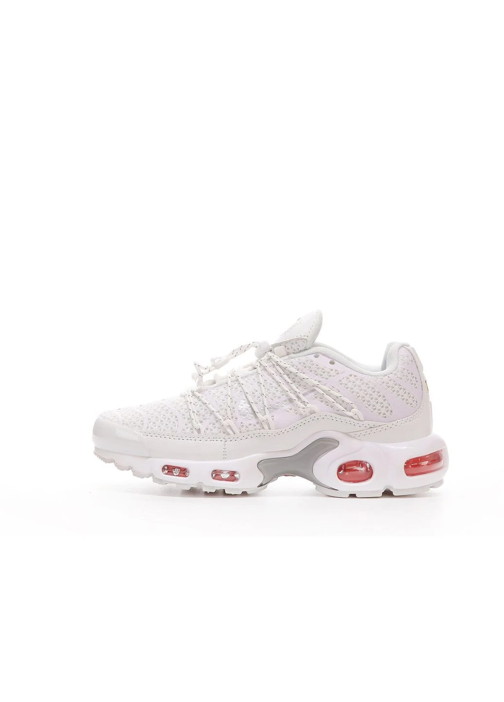 Цветные всесезонные кроссовки air max tn plus utility white safety orange No Brand