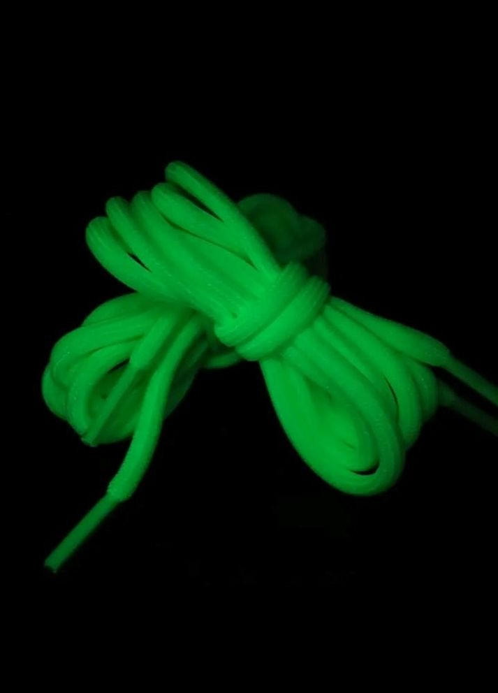Шнурки светящиеся в темноте 120 см флуоресцентные цена за пару No Brand (333031928)