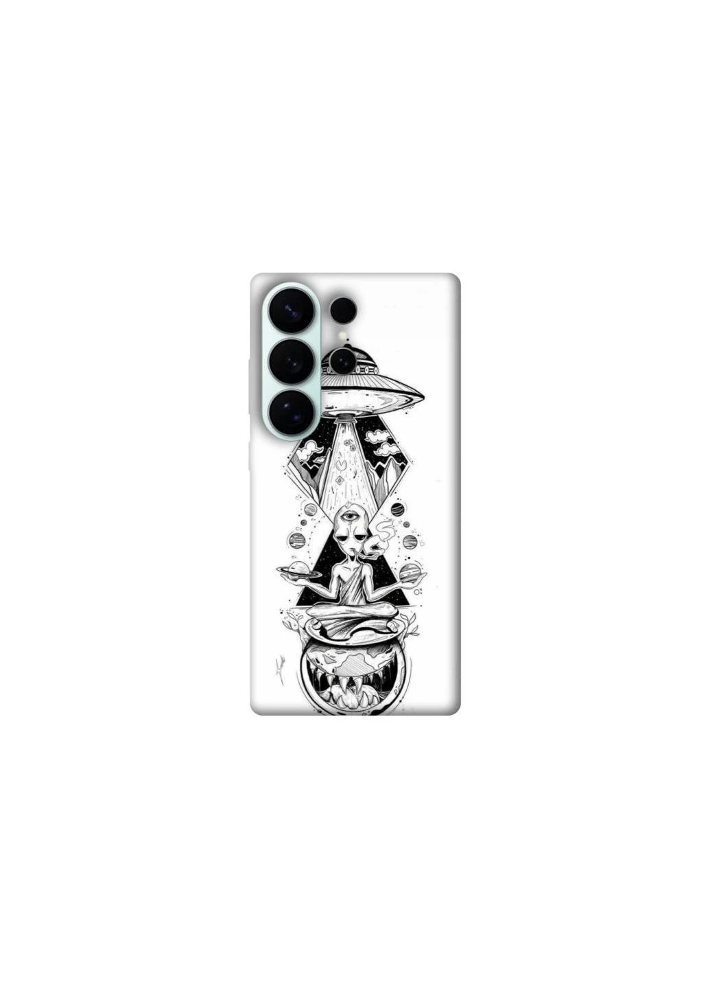Чехол на Samsung Galaxy S26 Ultra Tattoo ver.4 Frontalka (393373133)