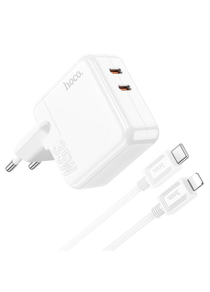 Сетевое Зарядное Устройство C110A Lucky PD/QC 35W Type-C to Lightning Hoco (372466372)