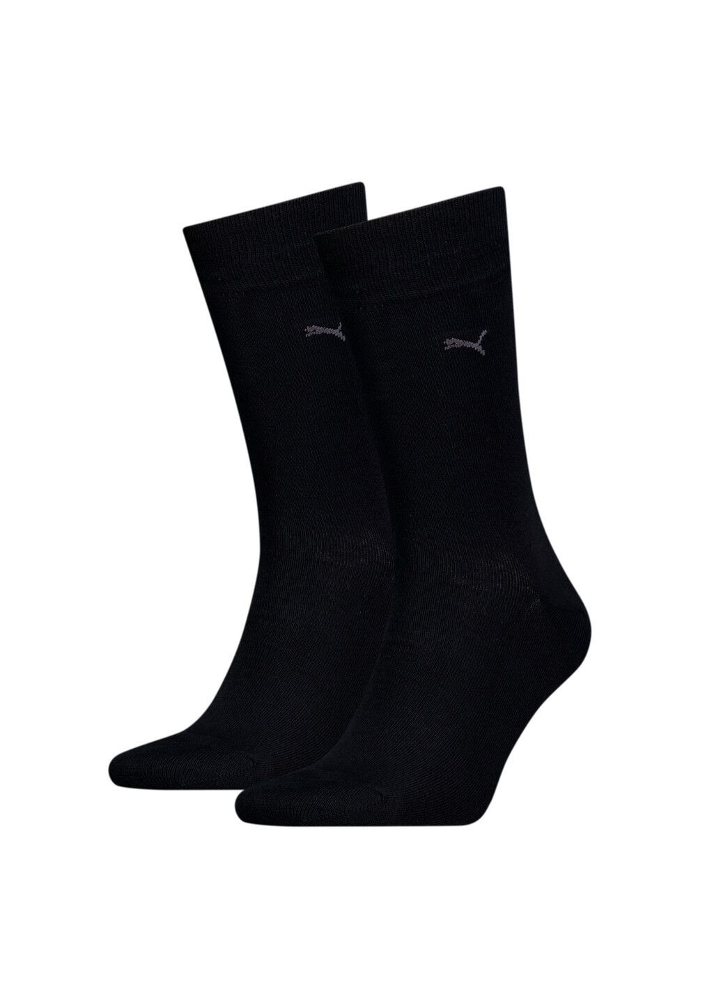 Чёрные носки classic socks 2 pack men Puma однотонные (301633866)