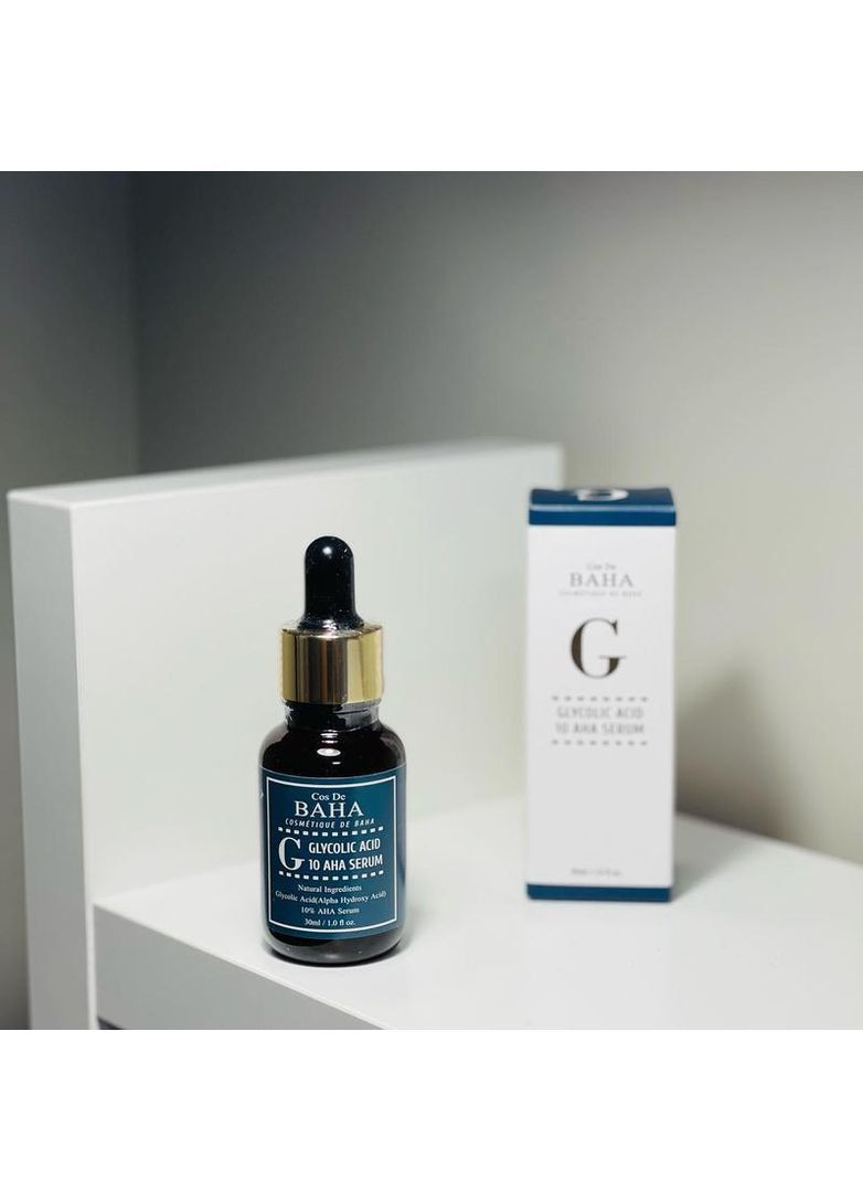Сироватка-пілінг Clycolic Acid 10 AHA Serum 30 мл (NC000432) Cos De Baha (368290355)