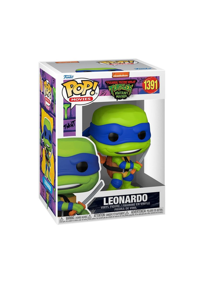 Леонардо Ракушки ниндзя фигурка Pop Фанко Поп Teenage mutant ninja turtles LeonardoTMNT виниловая игрушка №1391 Funko (289134026)