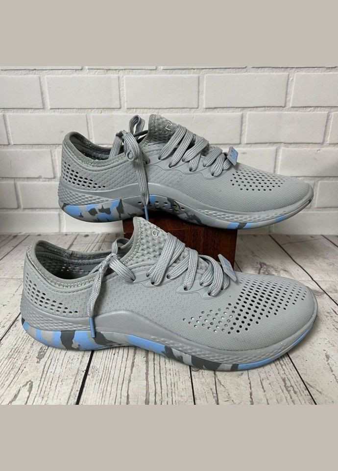 Серые крокс literide 360 крокс кроссовки лайтрайл 360 Crocs