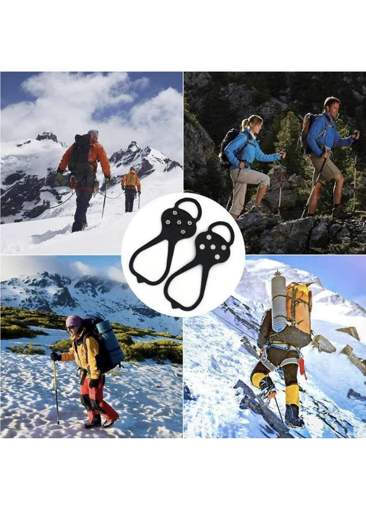 Ледоходы-ледоступы W91 универсальные «Кошки» на любую обувь (5024691) Clefers (364274407)