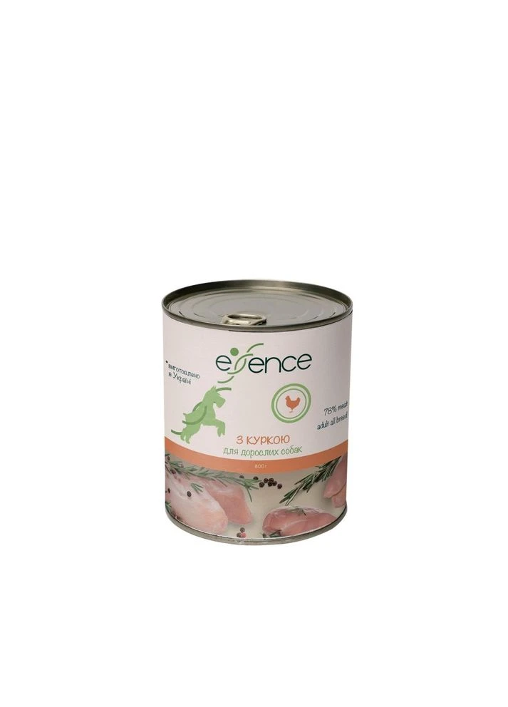 Влажный корм для взрослых собак с курицей 800 г Essence (386997571)