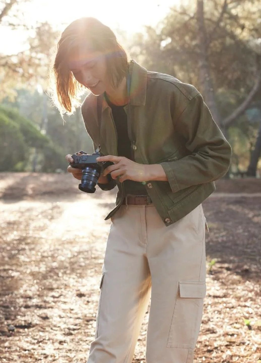 Оливкова (хакі) демісезонна куртка Esmara