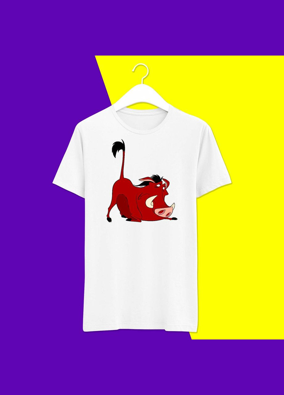 Футболка с принтом Король Лев (Lion King) "Пумба 4" Кавун футболка (316346415)