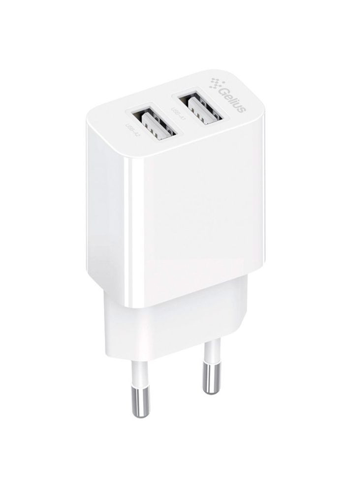 Сетевое зарядное устройство для Simple GPHC059 (2 USB/2.4A) White (00000098754) Gelius (315452445)