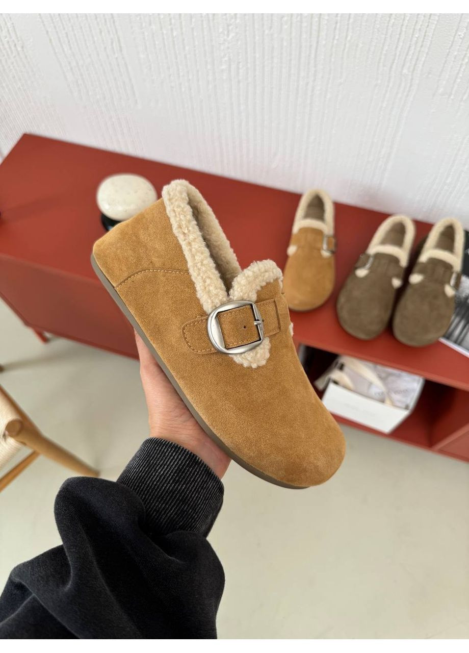 Лофери з натуральної замші No Brand (362648154)