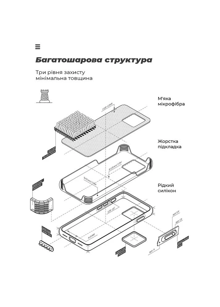 Чохол ICON для Motorola G17 4G/G17 Power 4G Camera cover Dark Green (ARM91308) ArmorStandart (399515662)