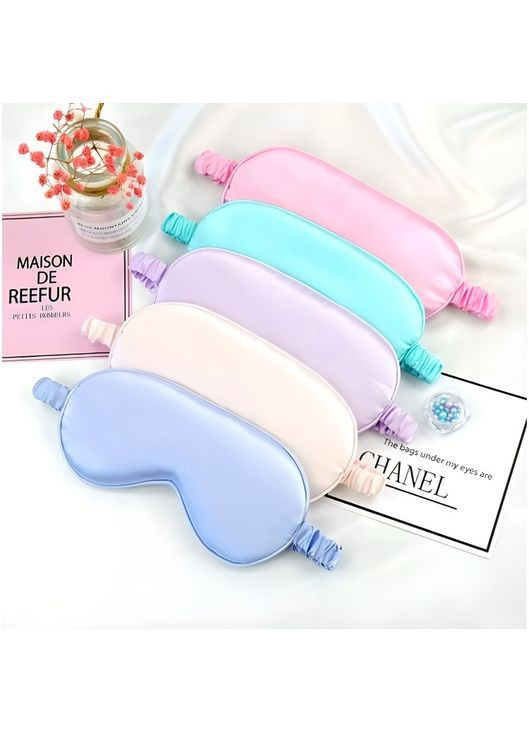 Маска для сну, шовкова, 1 шт No Brand (369163351)