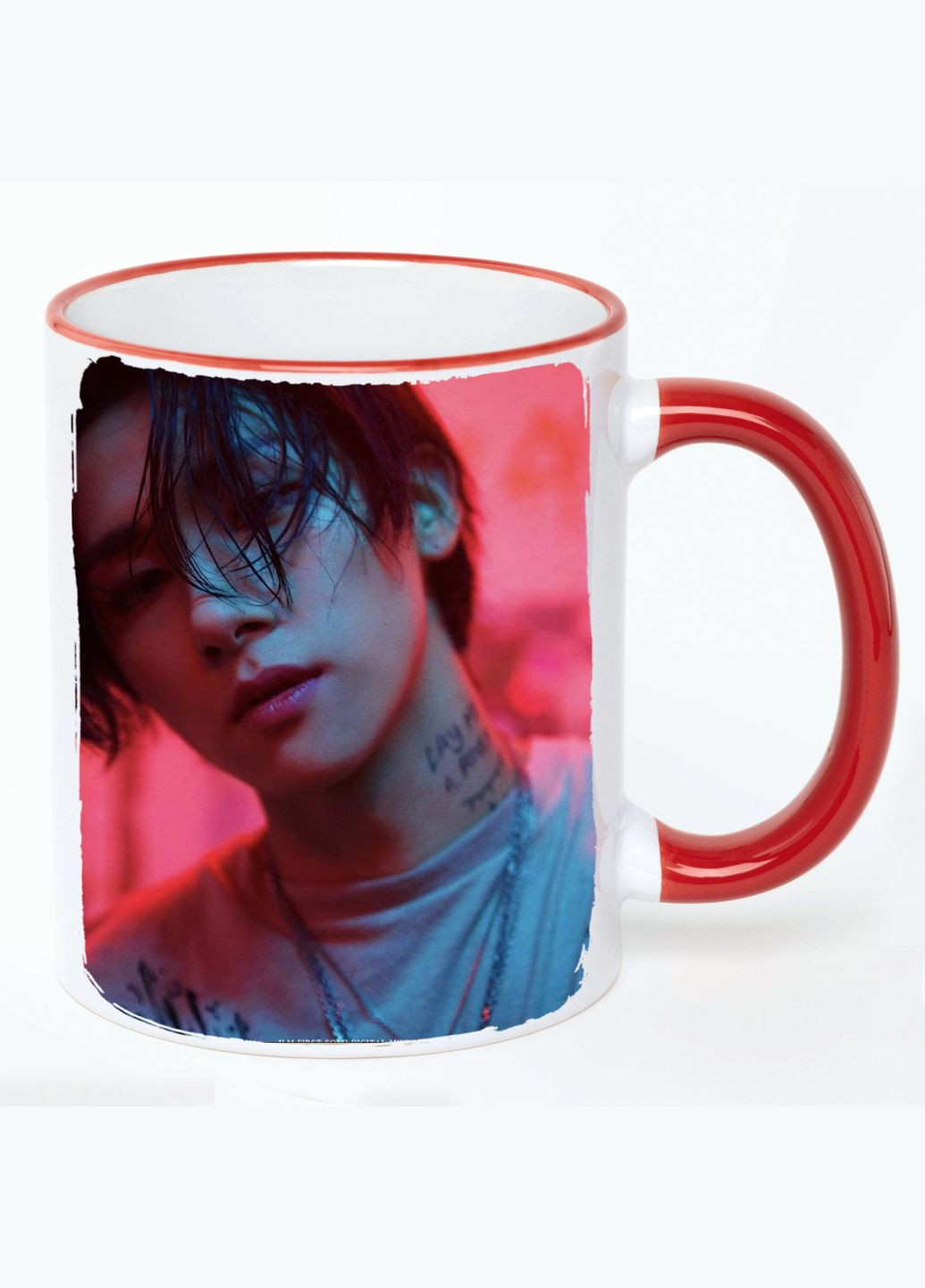 Чашка TWICE K-pop #003 (кухоль, кухоль) Біла з Червоною ручкою 330 мл No Brand (322713553)