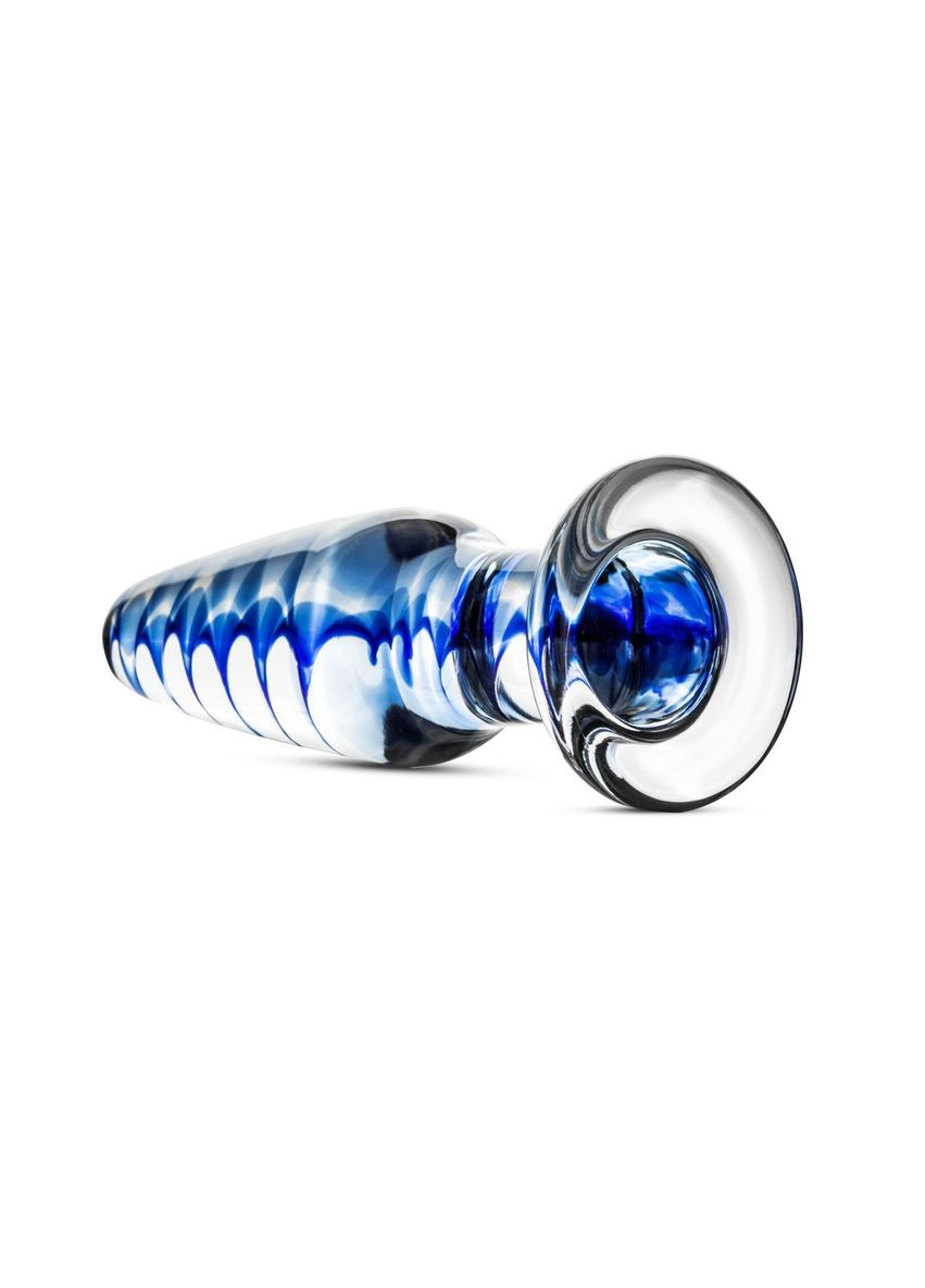 Скляна анальна пробка із внутрішньою спіраллю Glass Buttplug No. 23 CherryLove Gildo (282710576)