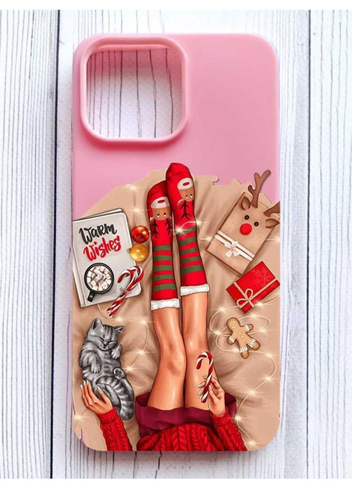 Матовый чехол на iPhone 16 Pro Max Зимние ножки (принт 187) Creative (362964854)