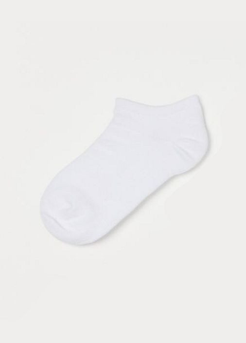 Шкарпетки короткі для дівчинки 1044794-001 білий H&M (286328193)