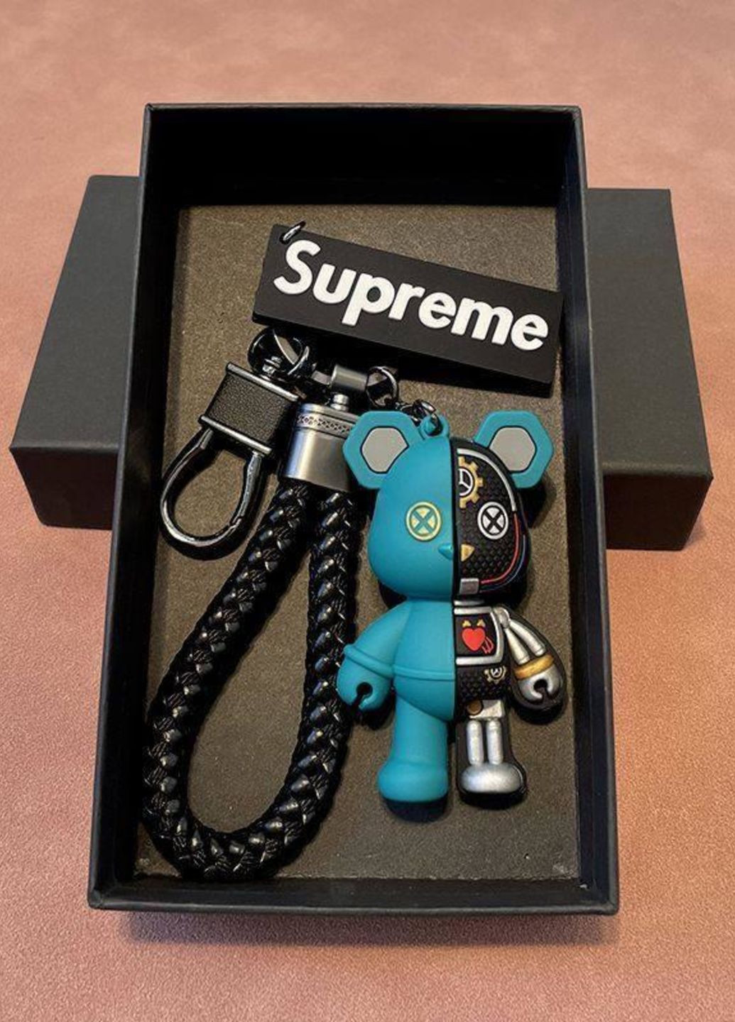 Брелок Ведмежа Bearbrick Кіборг Supreme (342113138)